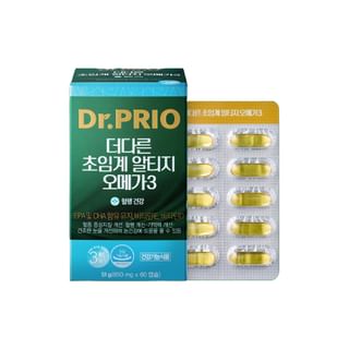 SERY BOX - Dr.PRIO More Different Supercritical rTG Omega 3, 850mg x 60 capsules, 125 g, 8806136020590