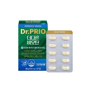 SERY BOX - Dr.PRIO More Different Biotin, 600mg x 60 tablets, 78 g, 8802863132322