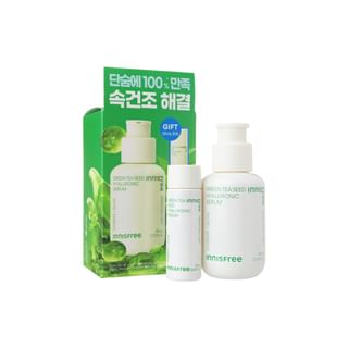 innisfree - Green Tea Seed Hyaluronic Serum Set, 2 pcs, 256 g, 8809843699264