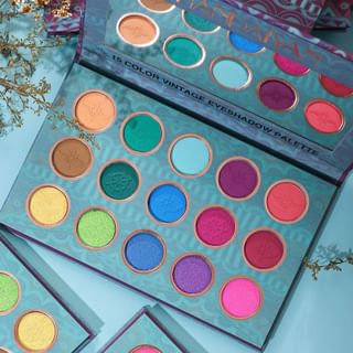 HANDAIYAN - 15-Color Vintage Vibrant Eyeshadow Palette, 1.4g x 15, 190 g, 6971690681593