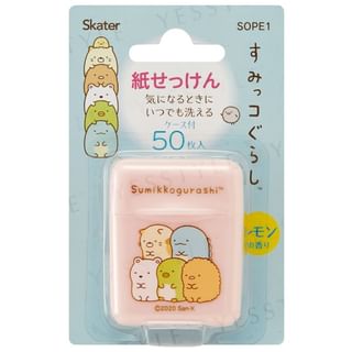 Skater - San-X Sumikko Gurashi Paper Hand Soap, 50 pcs, 35 g, 4973307531392