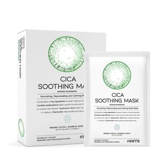 OOTD - Cica Soothing Mask Set, 25g x 10 sheets, 338 g, 8809349812044