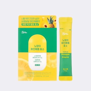 grn+ - Yellow Pineapple Enzyme, 3g x 30 sticks, 140 g, 8809682354638