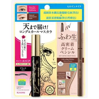 ISEHAN - Kiss Me Heroine Soft Define Cream Pencil + Long Up Mascara Set, 1 set, 80 g, 4901433030069