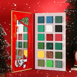 DE’LANCI - 18 Colors Christmas Eyeshadow, #Green Makeup Palette - 27g, 150 g, 6970936231028