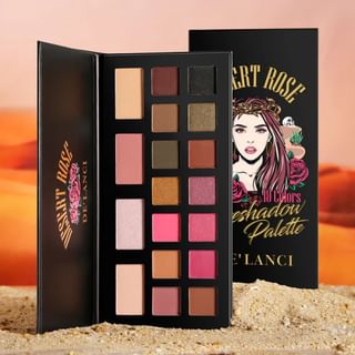 DE’LANCI - 18 Colors Eyeshadow Palette - Desert Rose, #Desert Rose - 37g, 150 g, 6970936230304