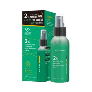 My Scheming - 2%Salicylic Acid Anti-Acne Back Purifyung Spray, 100ml, 220 g, 4713410997384