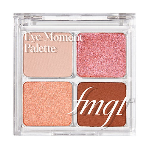 THE FACE SHOP, FMGT EYE MOMENT PALETTE 02. PEACH PINK (1.2G*4)