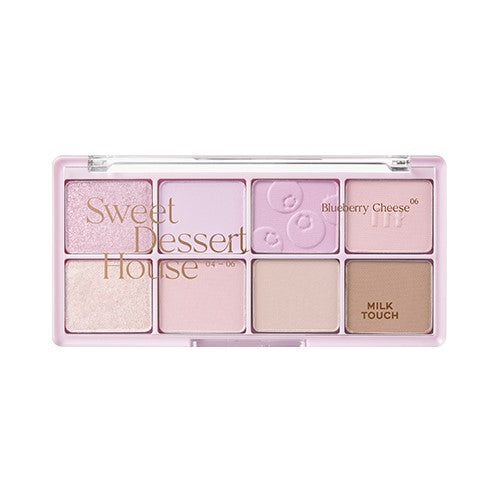 MILKTOUCH, BE MY SWEET DESSERT HOUSE PALETTE #06 BLUEBERRY CHEESE 14G