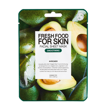 FARM SKIN, FRESHFOOD FOR SKIN FACIAL SHEET MASK(AVOCADO) 25ML