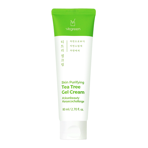 Vegreen, SKIN PURIFYING TEA TREE GEL CREAM 80ML