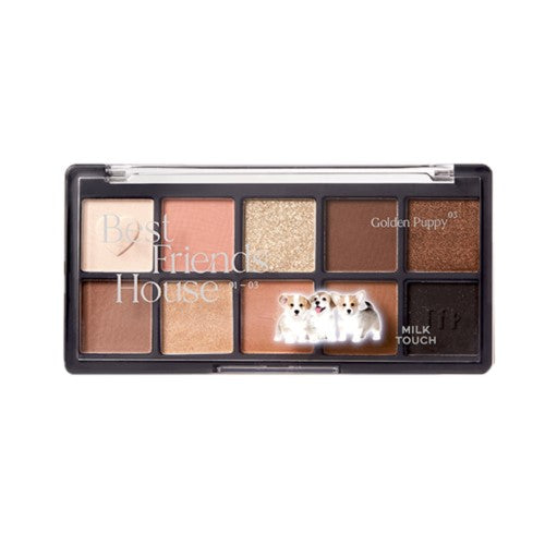 MILKTOUCH, BEST FRIENDS EYE PALLETTE #03 GOLDEN PUPPY 9.8G