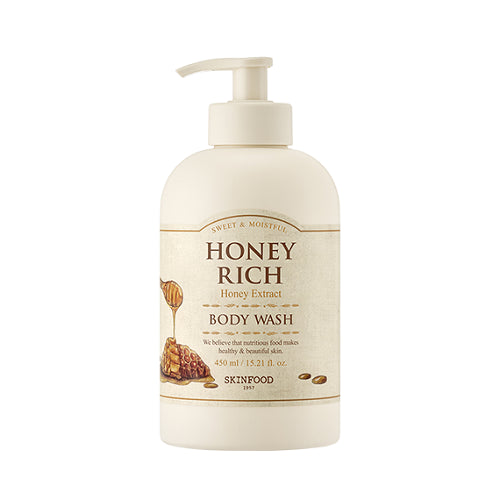 SKINFOOD, HONEY RICH BODY WASH 450ML