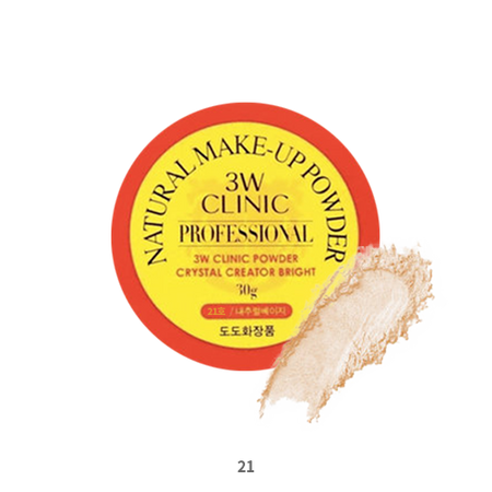 3W CLINIC, NATURAL MAKE-UP POWDER 30G, 21