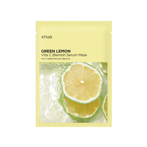 Anua, GREEN LEMON VITA C BLEMISH SERUM MASK (25ML*1EA)