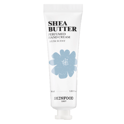 SKINFOOD, SHEA BUTTER PERFUMED HAND CREAM (MUSK SCENT) 30ML