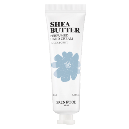 SKINFOOD, SHEA BUTTER PERFUMED HAND CREAM (MUSK SCENT) 30ML