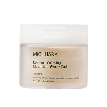 MIGUHARA, COMFORT CALMING CLEANSING WATER PAD (70EA)160ML