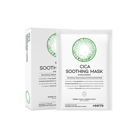 OOTD, CICA SOOTHING MASK (25G*10EA)