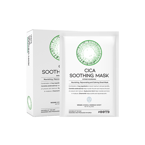 OOTD, CICA SOOTHING MASK (25G*10EA)