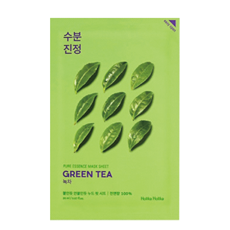 HOLIKA HOLIKA, PURE ESSENCE MASK SHEET GREEN TEA