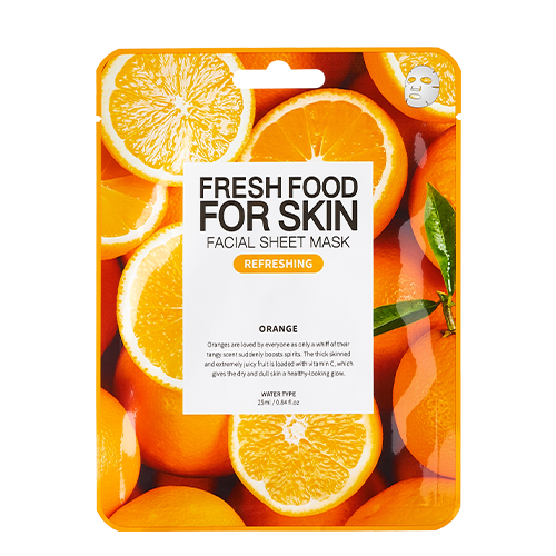 FARM SKIN, FRESHFOOD FOR SKIN FACIAL SHEET MASK(ORANGE) 25ML