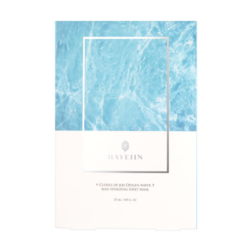 HAYEJIN, CUDDLE OF JEJU OXYGEN WATER BLUE VITALIZING SHEET MASK 125ML (25ML*5EA)