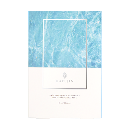 HAYEJIN, CUDDLE OF JEJU OXYGEN WATER BLUE VITALIZING SHEET MASK 125ML (25ML*5EA)