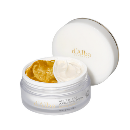 d'Alba, WHITE TRUFFLE DOUBLE SERUM & CREAM 70G