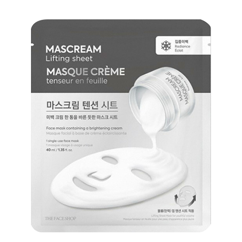 THE FACE SHOP, MASCREAM LIFTING SHEET [RADIANCE]