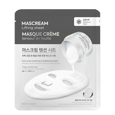 THE FACE SHOP, MASCREAM LIFTING SHEET [RADIANCE]