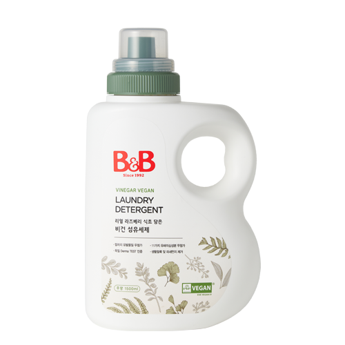 B&B, VEGAN BABY LAUNDRY DETERGENT BOTTLE 1500ML