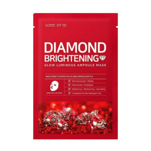 SOME BY MI, RED DIAMOND BRIGHTENING GLOW LUMINOUS AMPOULE MASK (25G*1EA)