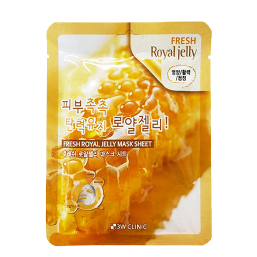 3W CLINIC, FRESH ROYAL JELLY MASK SHEET