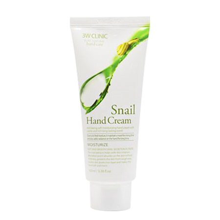 3W CLINIC, MOISTURIZING SNAIL HAND CREAM