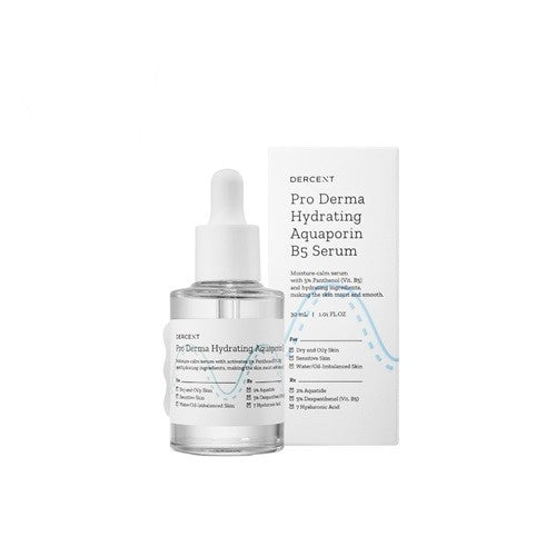 DERCENT, PRO DERMA HYDRATING AQUAPORIN B5 SERUM 30ML