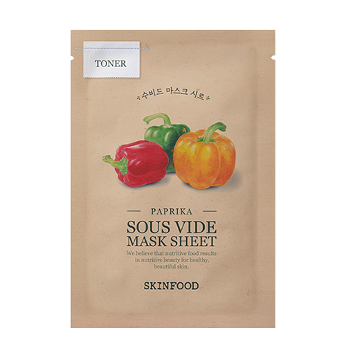 SKINFOOD, PAPRIKA SOUS VIDE MASK SHEET (PAPRIKA) 18G