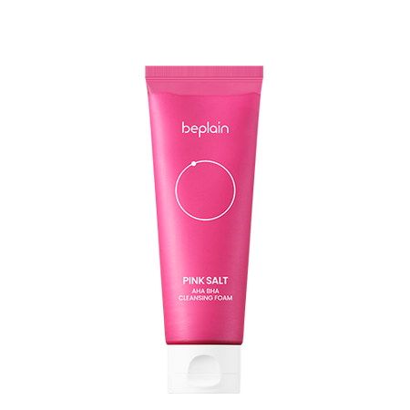 beplain, PINK SALT AHA BHA CLEANSING FOAM 120ML