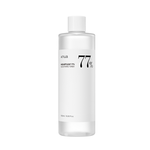 Anua, HEARTLEAF 77% SOOTHING TONER 500ML