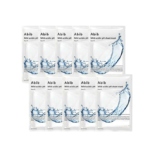 Abib, MILD ACIDIC PH SHEET MASK AQUA FIT SET (30ML*10EA)