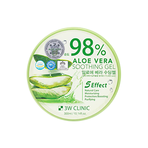 3W CLINIC, ALOE VERA SOOTHING GEL