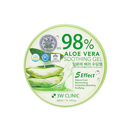 3W CLINIC, ALOE VERA SOOTHING GEL