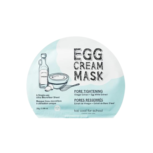 TOO COOL FOR SCHOOL, EGG CREAM MASK PORE TIGHTENING (28G*5EA)