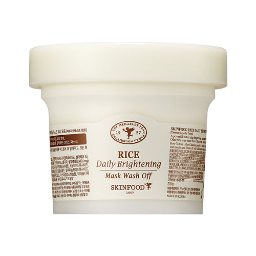 SKINFOOD, RICE DAILY BRIGHTENING MASK WASH OFF 210G