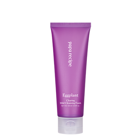 PAPA RECIPE, EGGPLANT CLEARING MILD CLEANSING FOAM 120ML