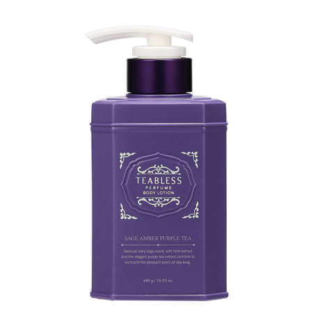 TEABLESS, SAGE AMBER PURPLE TEA PERFUME BODY LOTION 480G