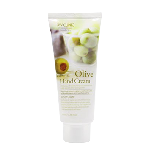 3W CLINIC, MOISTURIZING OLIVE HAND CREAM