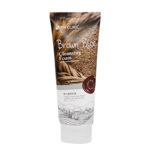 3W CLINIC, BROWN RICE CLEANSING FOAM