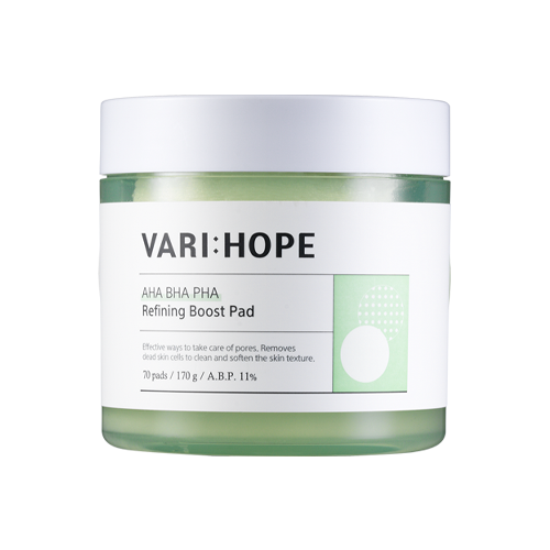 VARI:HOPE, AHA BHA PHA REFINING BOOST PAD (70EA)170G