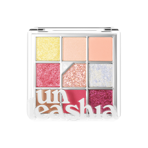 UNLEASHIA, GLITTERPEDIA EYE PALETTE 6.6G~7.6G, N?7 ALL OF PEACH ADE